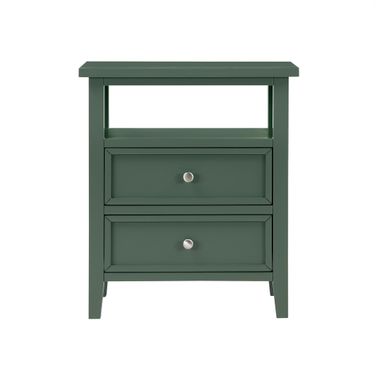 Walker 2 Drawer Nightstand In Green