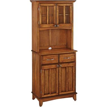 Walker Brown Buffet with Hutch 5001-0066-62