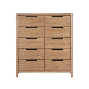 Walker Drawer Chest In Organic Natural Oak