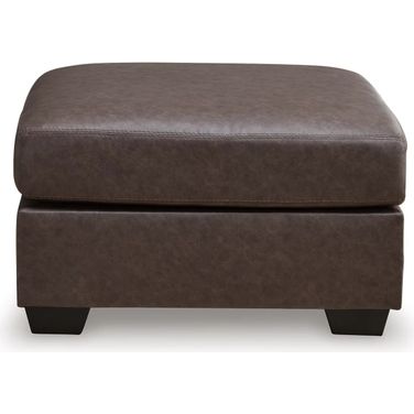 Walker Point Oversized Accent Ottoman In Umber