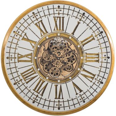 Wall Clock In Gold