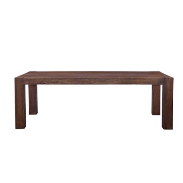 Walsh Rectangle Dining Table In Rustic Brown