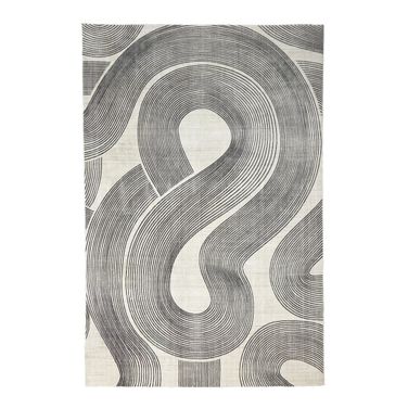 Wander 11' x 14' Rug In Cream and Charcoal