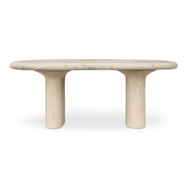 Warby Outdoor Dining Table In Beige