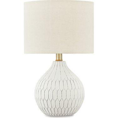 Wardmont White Table Lamp