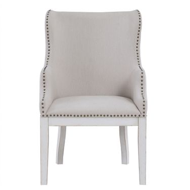 Warren Arm Chair Set of 2 In White