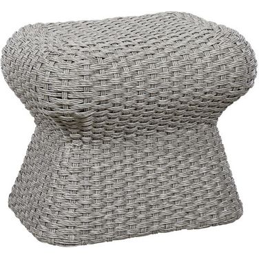 Warren Outdoor Ottoman In Grey