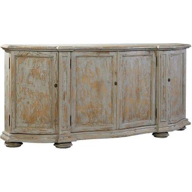 Washed Blue Briquette Sideboard