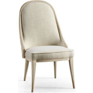 Water Basin Dining Side Chair In Whitewash Oak