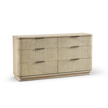 Water Seiche Woven Dresser In Brown