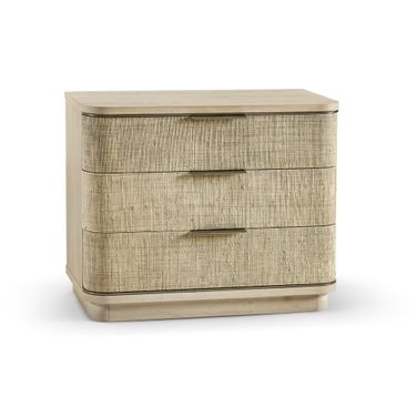 Water Seiche Woven Nightstand In Beige