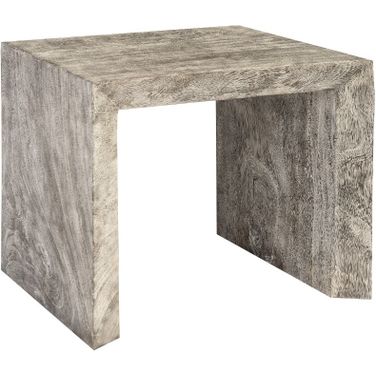 Waterfall Side Table In Gray