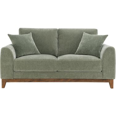 Watton Loveseat In Olive Green