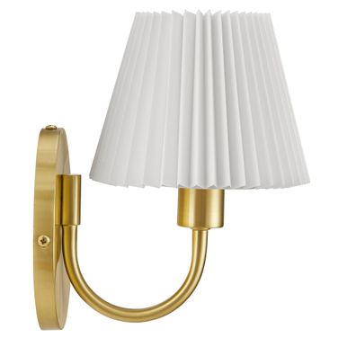 Wave Wall Sconce In Brass