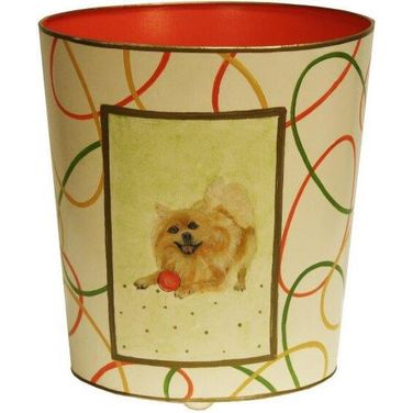 Wbpomeranian Pomeranian Wastebasket