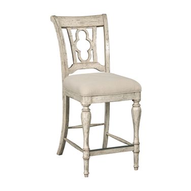 Weatherford Kendal Counter Height Side Chair Set of 2 In Cornsilk