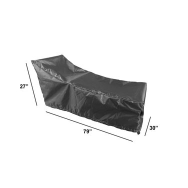 WeatherX Cover For Chaise Lounge In Gray