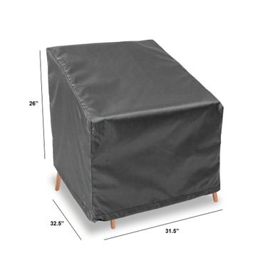 WeatherX Cover for Medium Club Chair In Gray