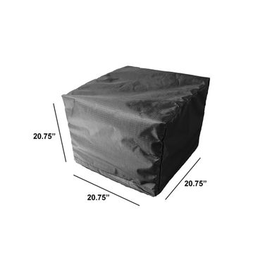 WeatherX Cover For Square End Table In Gray