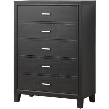 Glory Furniture G1250 5 Drawer Chest in Black