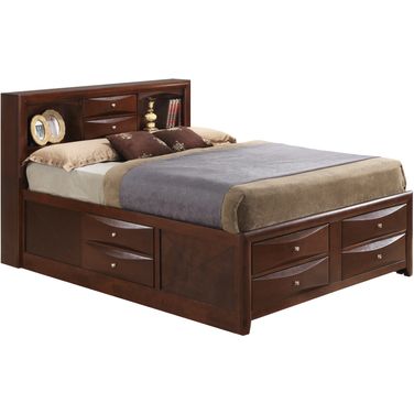 Glory Furniture G1550 Full Storage Bed in Cherry
