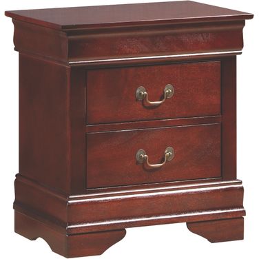 Glory Furniture G3100 2 Drawer Nightstand in Cherry