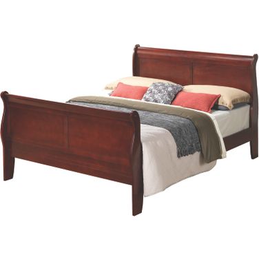 Glory Furniture G3100 Queen Sleigh Bed in Cherry