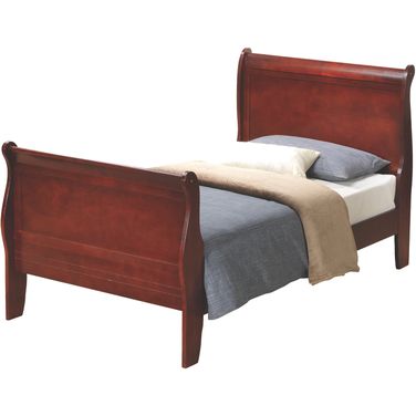 Glory Furniture G3100 Twin Sleigh Bed in Cherry
