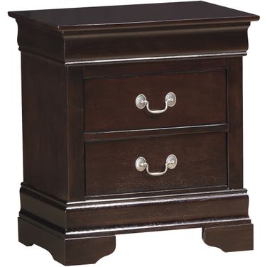 Glory Furniture G3125 2 Drawer Nightstand in Cappuccino