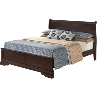 Glory Furniture G3125 Queen Low Profile Bed in Cappuccino