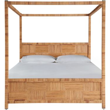 Weekender Chatham King Poster Bed In Natural Rattan