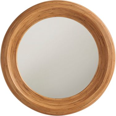 Weekender Lakeway Mirror In Natural Rattan