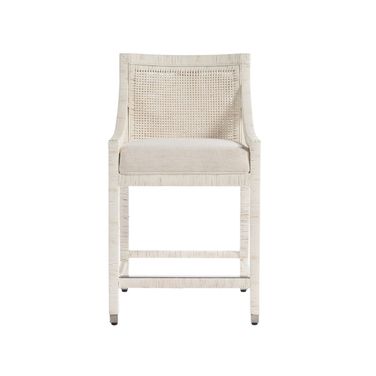 Weekender Longboat Counter Chair In White