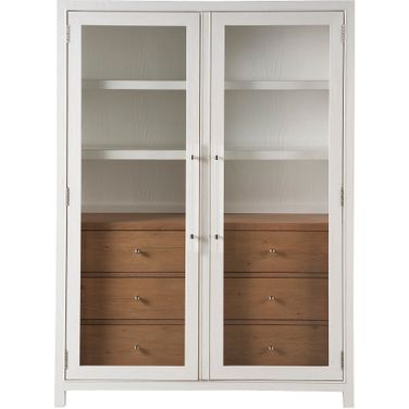 Weekender Seaside Display Cabinet In White