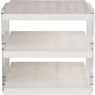 Weekender St Kitts End Table In White Sand