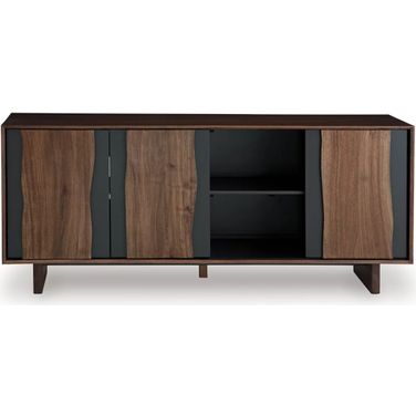 Welby Accent Cabinet In Brown/Charcoal