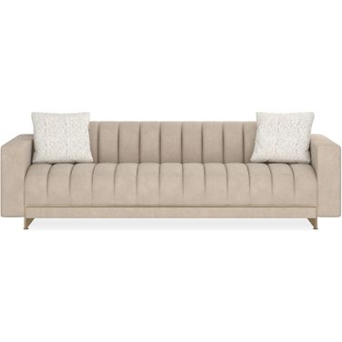 Well Balanced 105 Inch Sofa In Beige