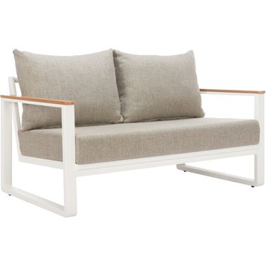 Welt Sofa In Taupe and White