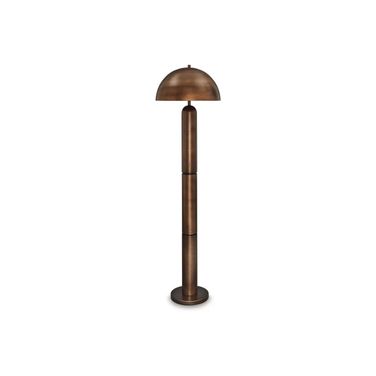 Wendfield Floor Lamp In Antique Copper