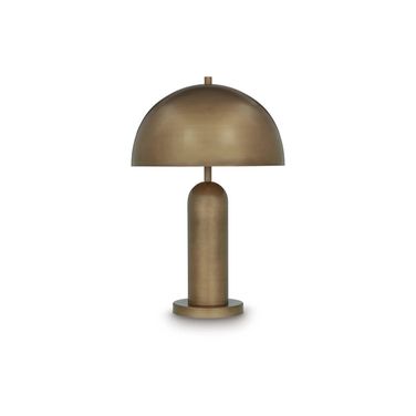 Wendfield Metal Table Lamp In Antique Gold
