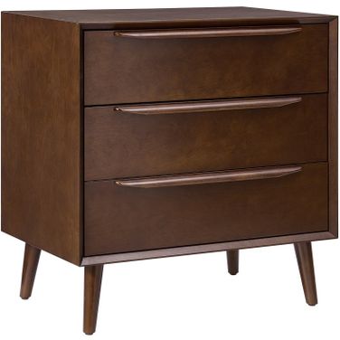 Werner 3 Drawer Accent Chest In Walnut