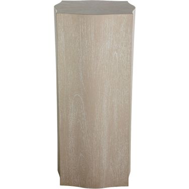 Wes Pedestal In Cerused White