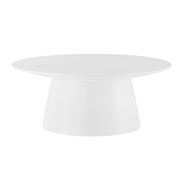 Wesley 36 Inch Coffee Table In Matte White