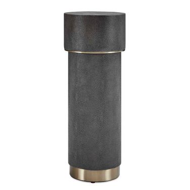 Wessex Drink Table In Gray and Brass