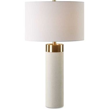 Wessex Table Lamp In and Brushed Brass