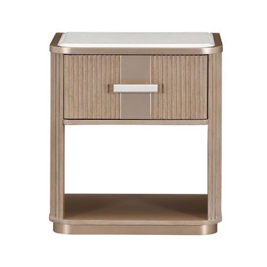 West Kensington 1-Drawer Nightstand In Sea Salt Caramel
