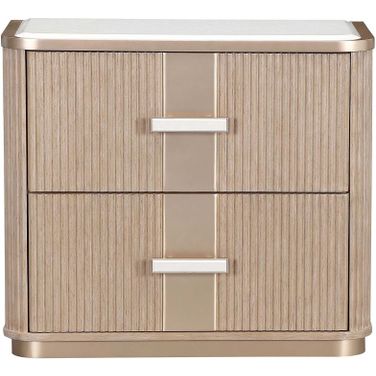 West Kensington 2-Drawer Nightstand In Sea Salt Caramel