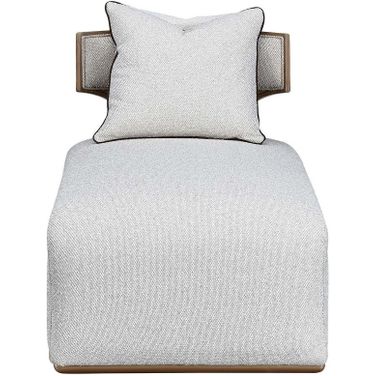 West Kensington Chaise In Sea Salt Caramel