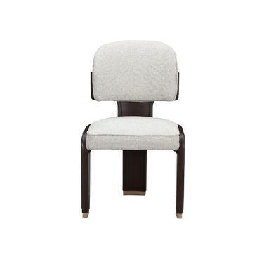 West Kensington Dining Side Chair Set of 2 In Buff and Medium Espresso