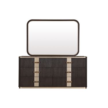 West Kensington Dresser with Mirror In Medium Espresso